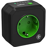 ANSMANN Enchufe con temporizador con 6 programas AES 1 Zero - Programas desde 15 min hasta 8h - Carga máx. 2500W - 10A…